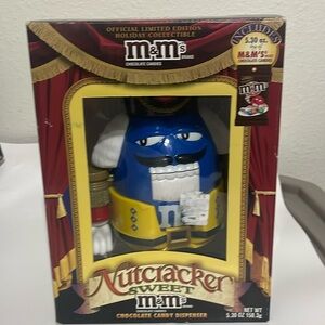 M&M candy dispenser nutcracker Christmas decor limited edition